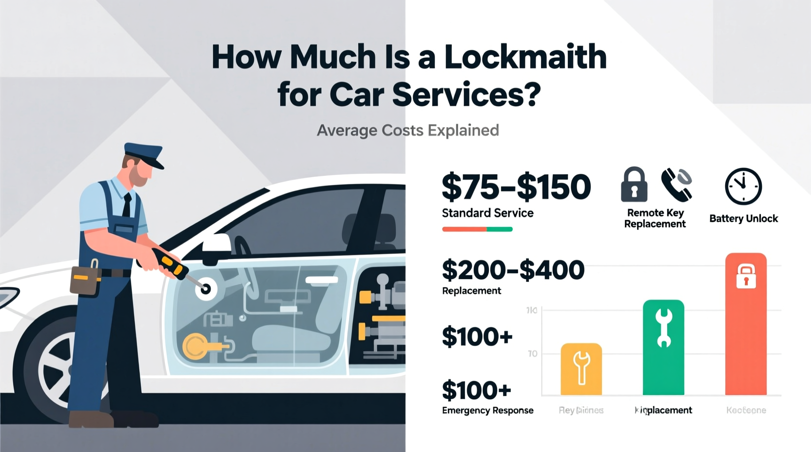 how much is a locksmith for car