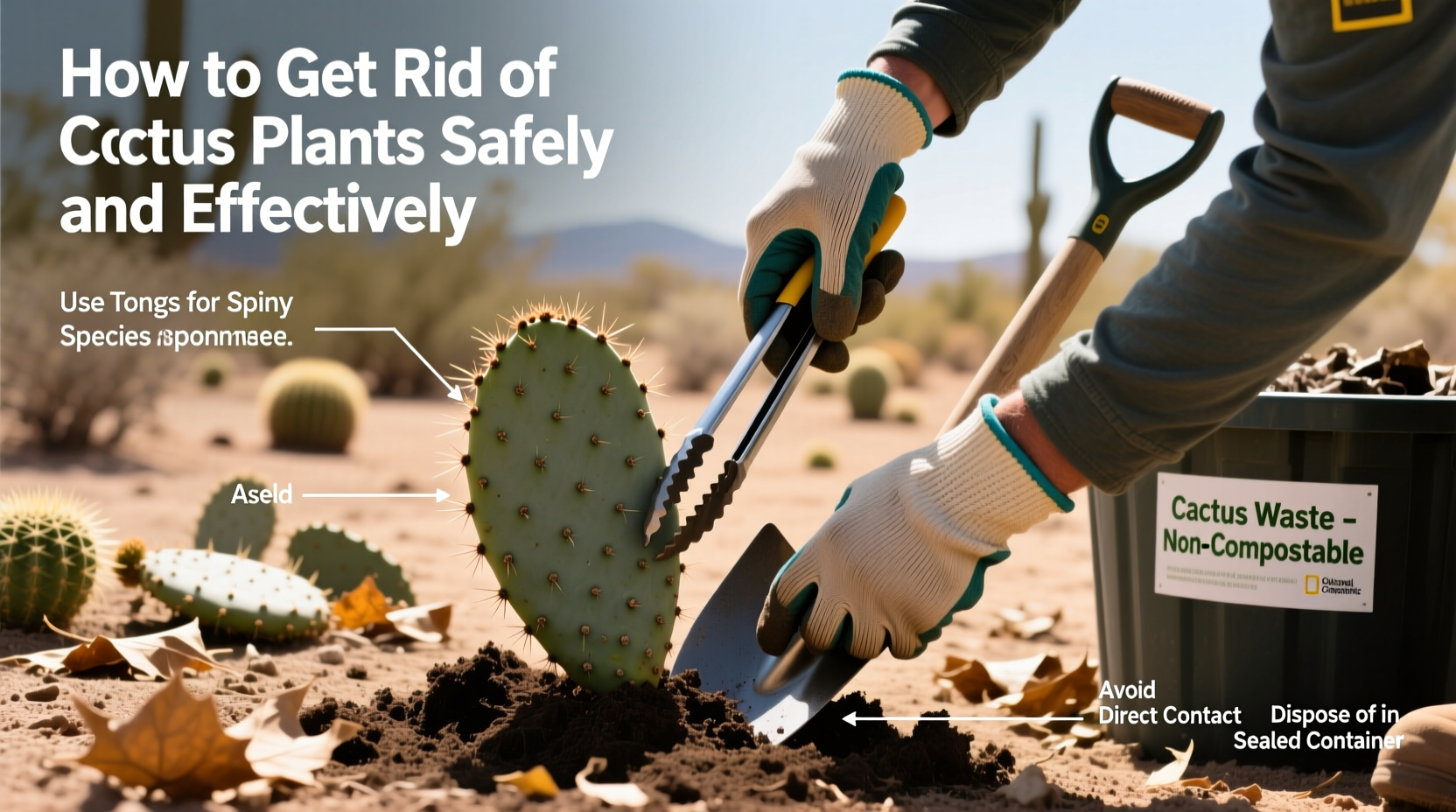 how to get rid of cactus plants