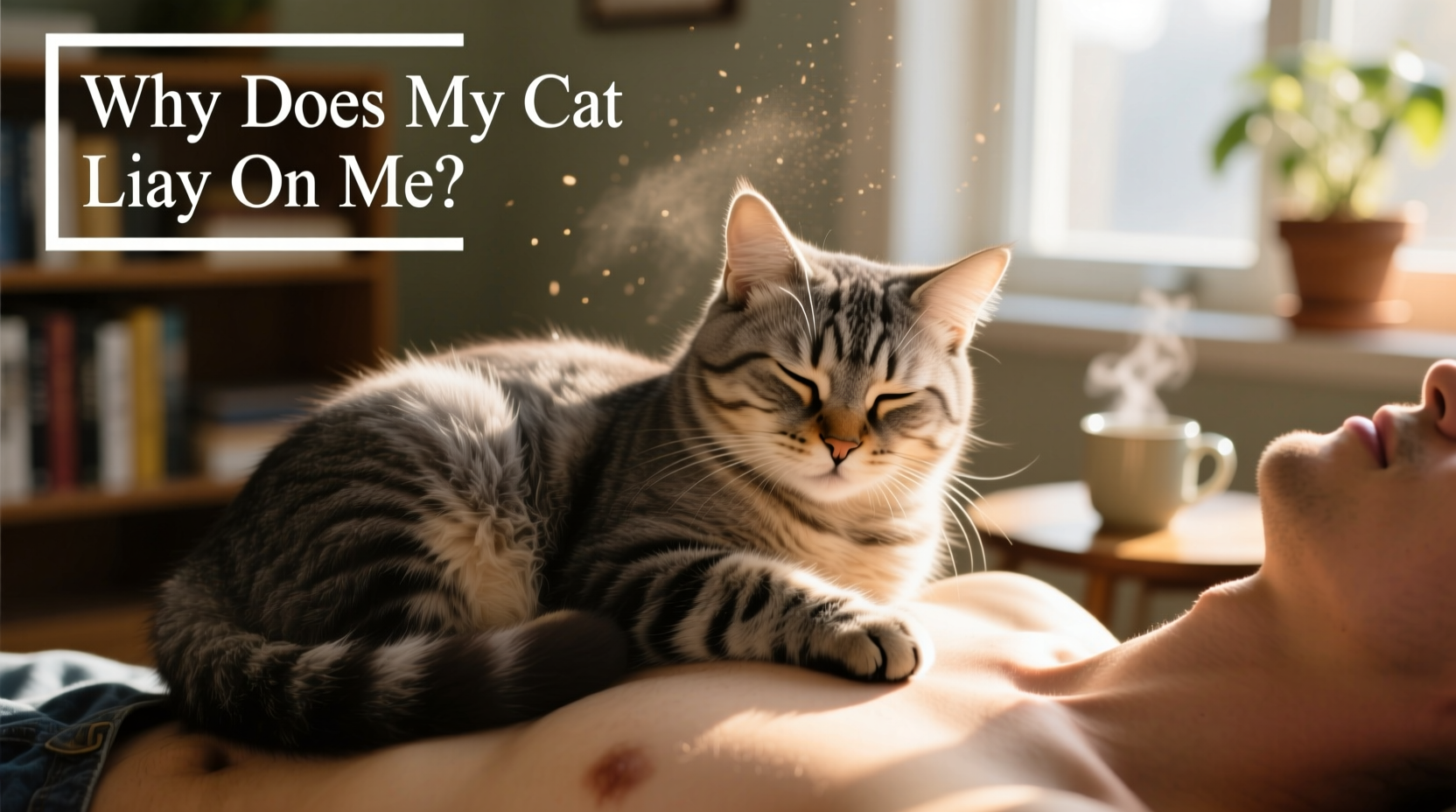 why does my cat lay on me decoding the feline behavior