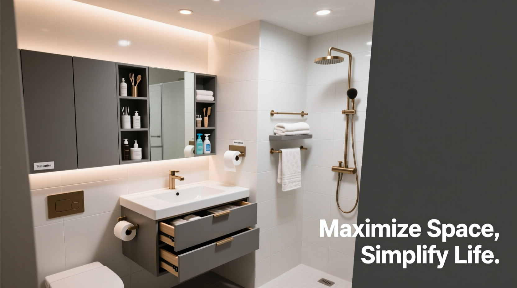 maximizing space creative ways to use a multipurpose storage box in your small bathroom