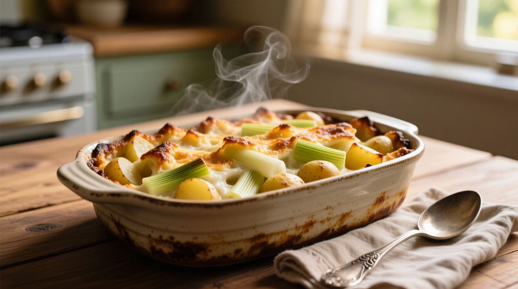 potato leek casserole