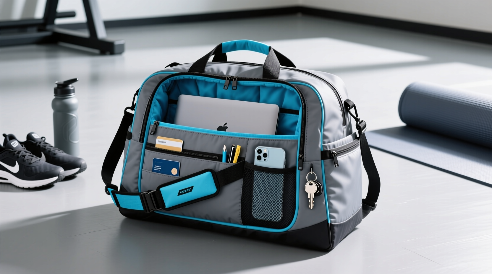 smart strategies for organizing a sporty shoulder bag to maximize space and functionality