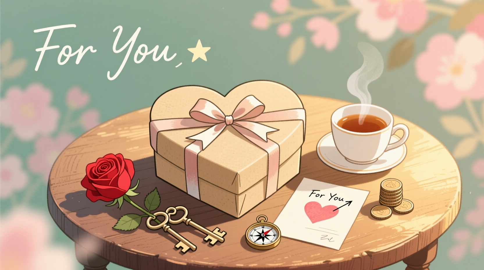 how to give money for valentines day