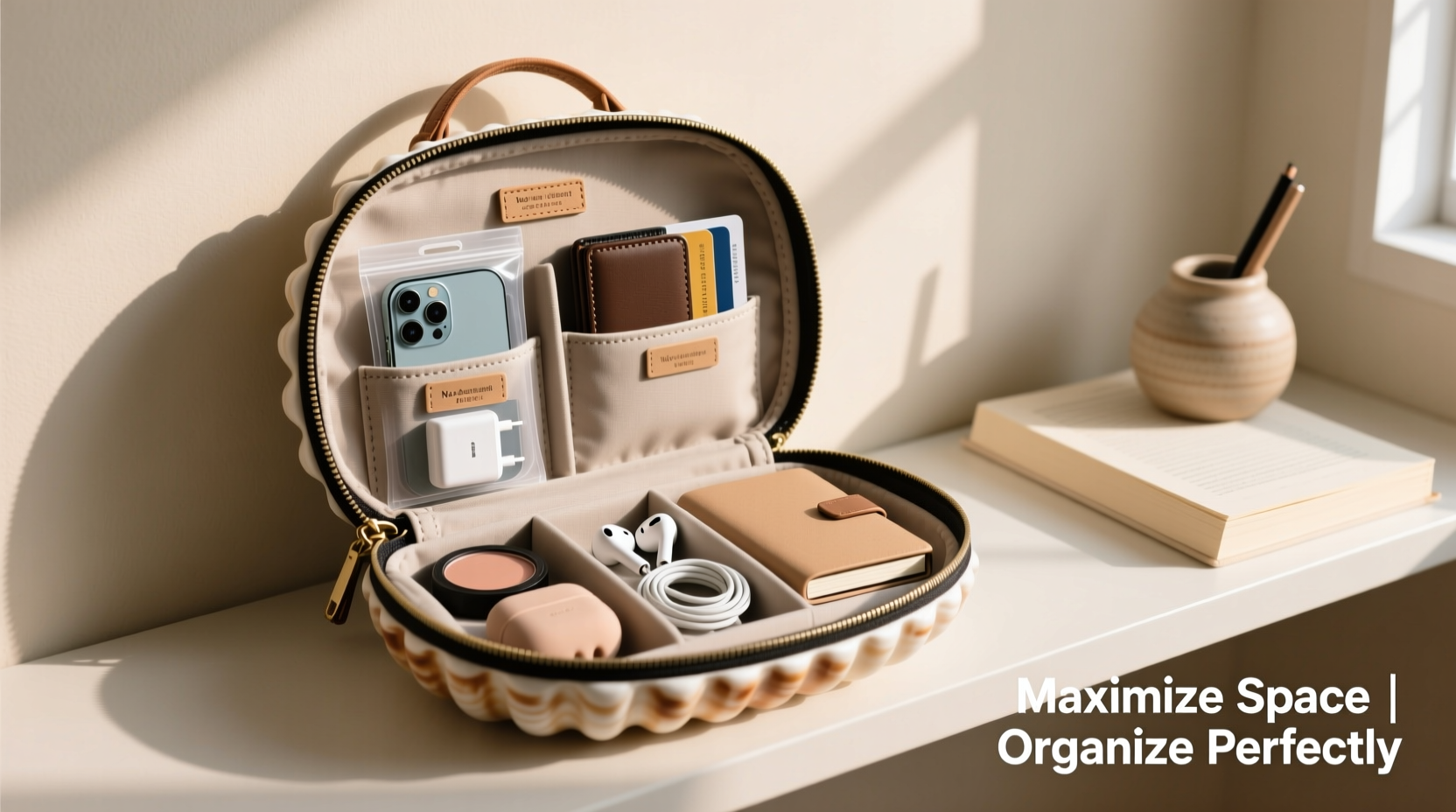 maximize space practical tips to organize your essentials perfectly in a small shell bag