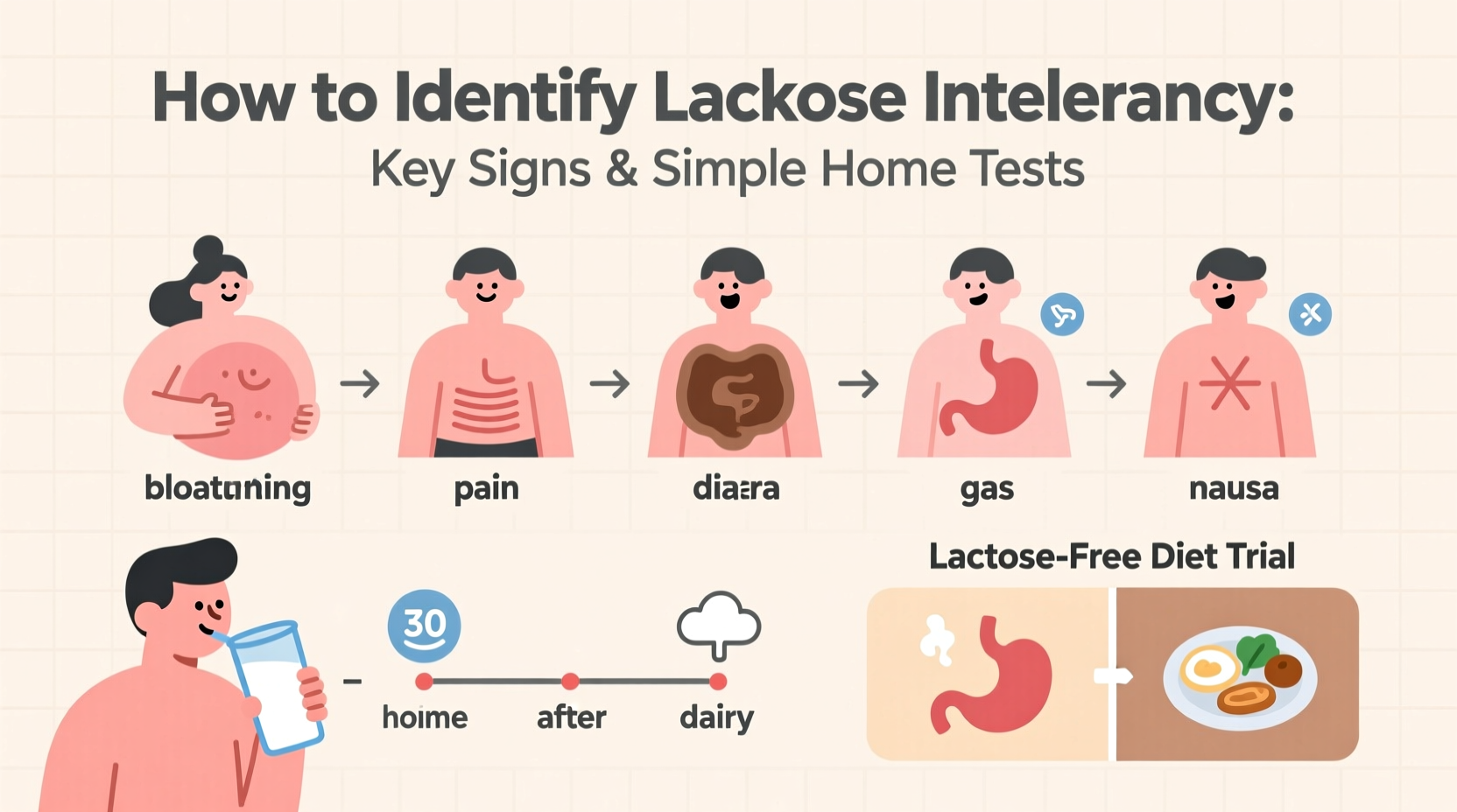 how to identify lactose intolerance key signs and simple home tests to try