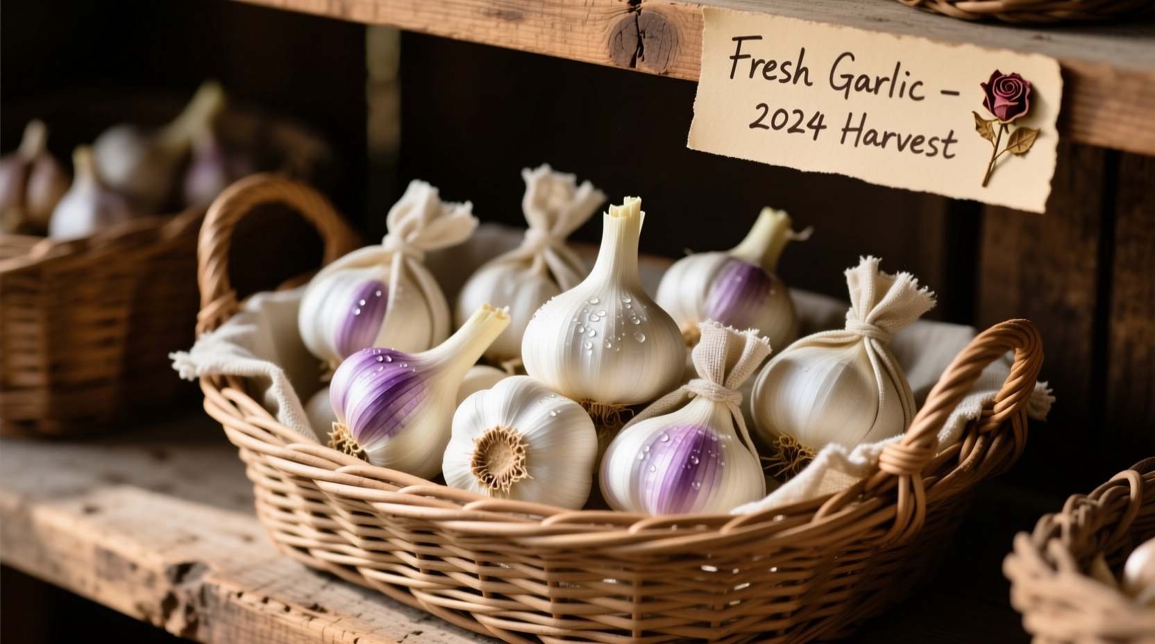 storing garlic cloves