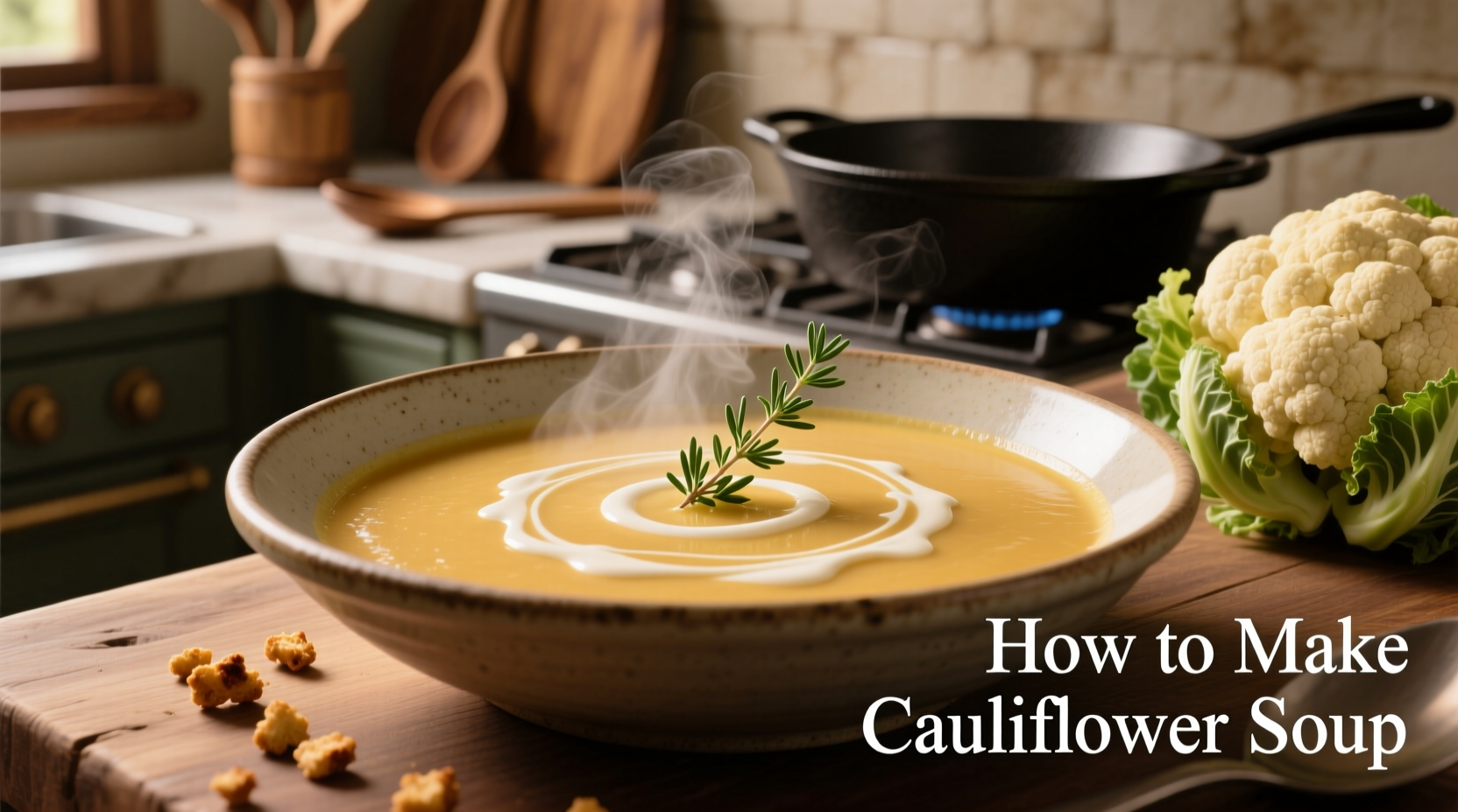 how do you make cauliflower soup
