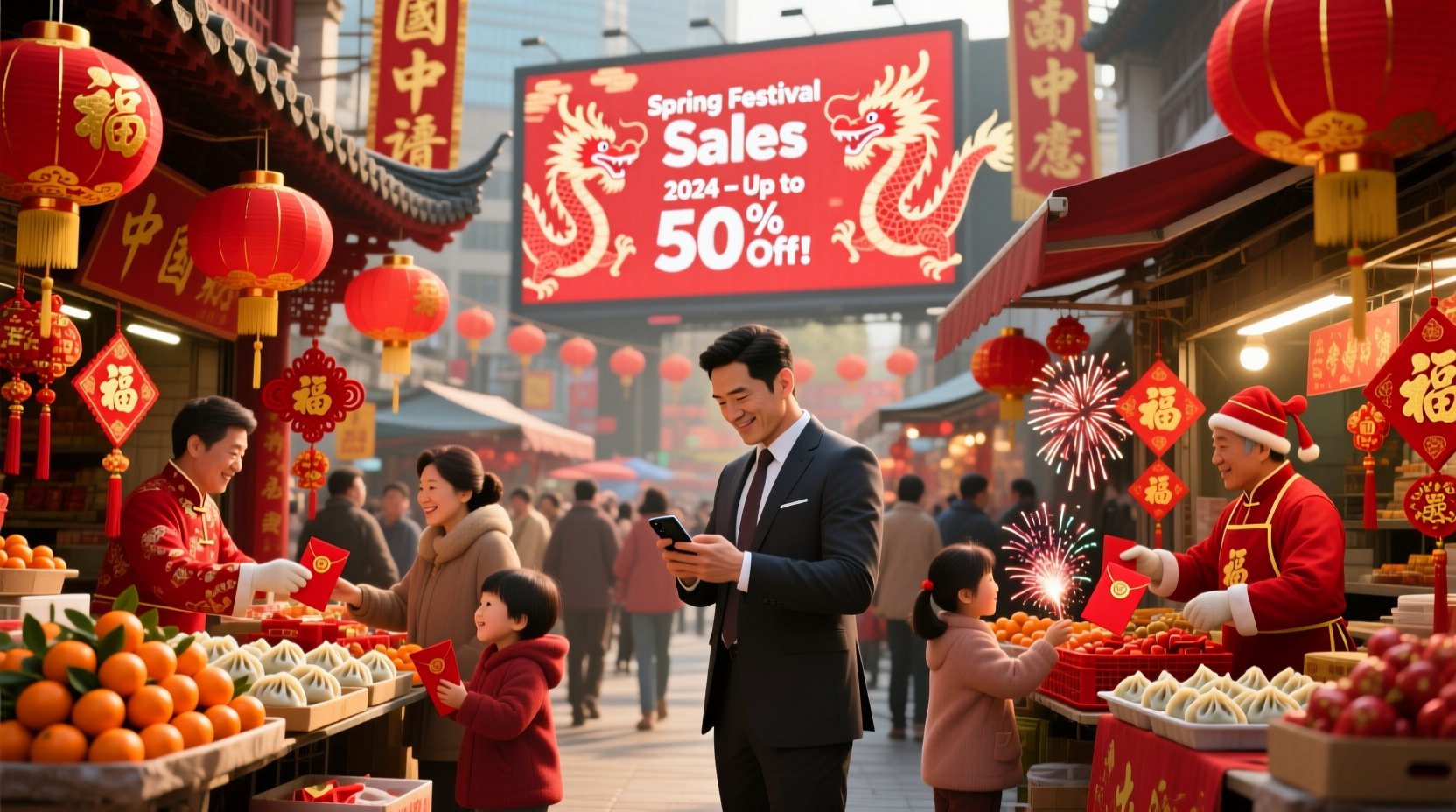 how chinese new year affect business in china