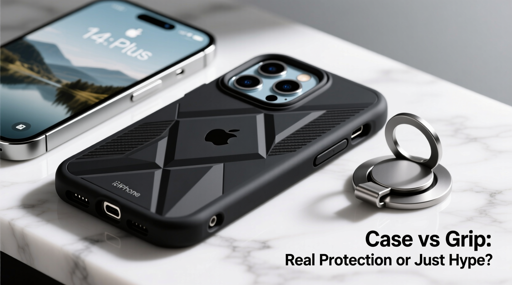 iphone 14 plus are phone cases really better than grips or is it just hype