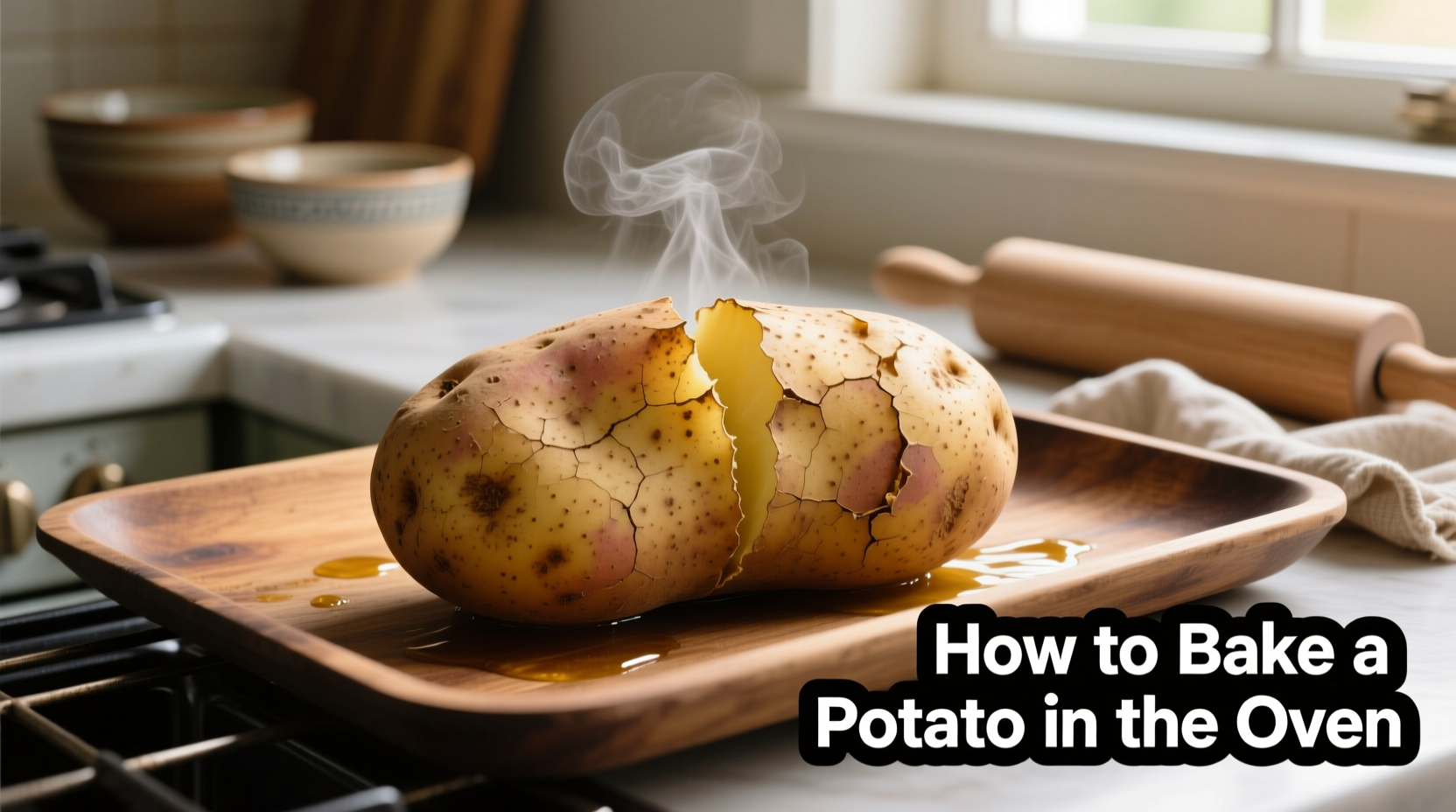 how to bake a potato in the oven