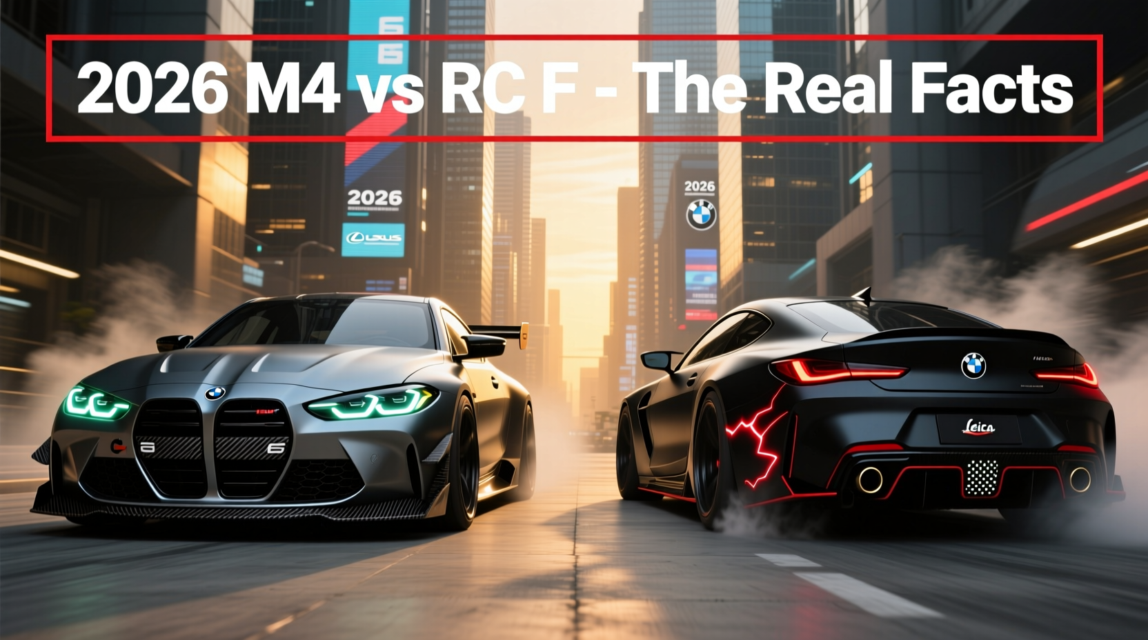 No 2026 Lexus RC F Exists — Here's the Real 2026 M4 vs RC F Facts