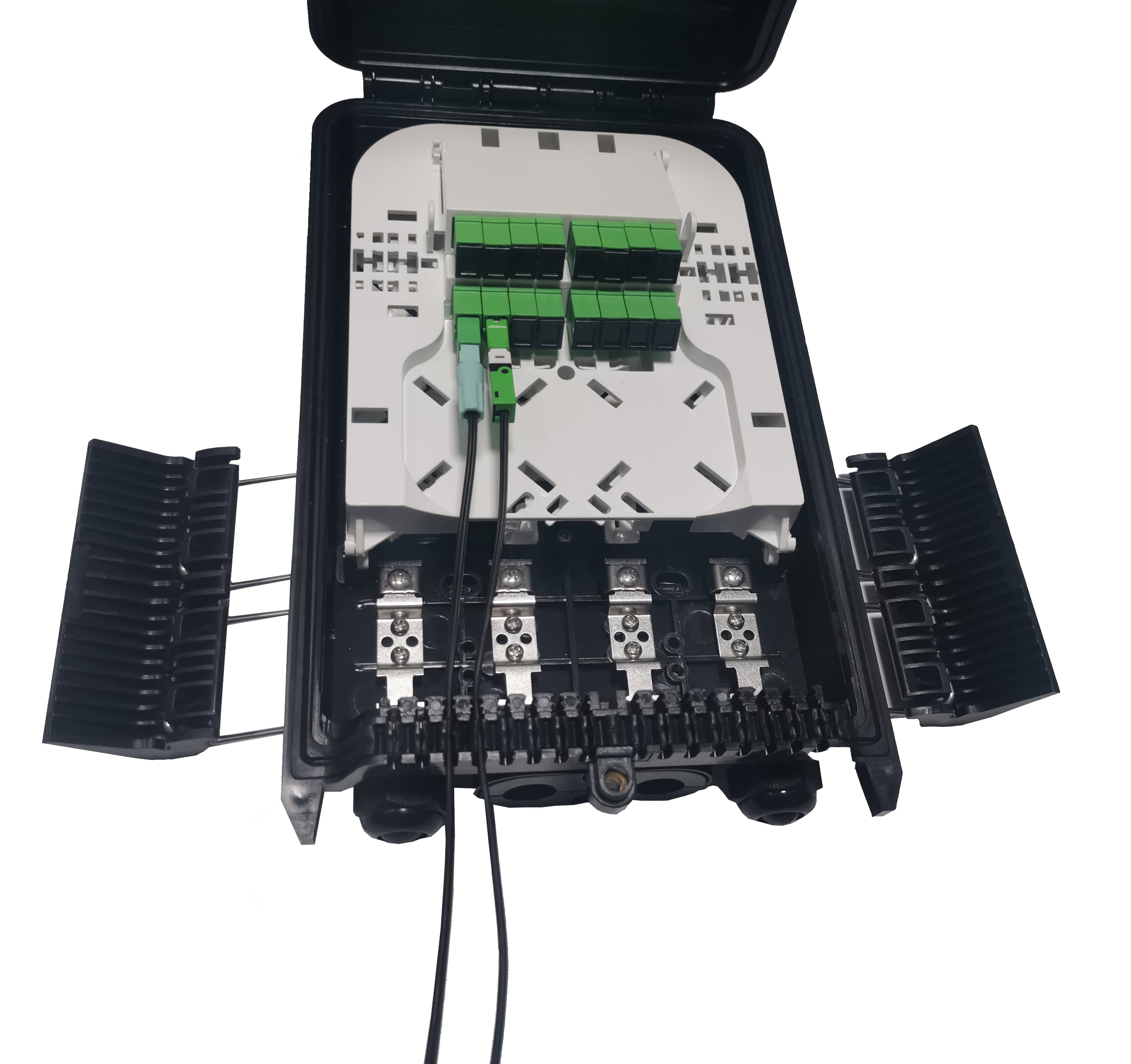 Up Down Type 16 Core FTTH Fiber Optic Terminal Box