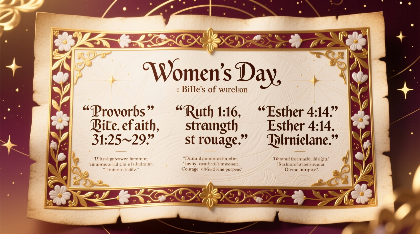 bible verse about womens day