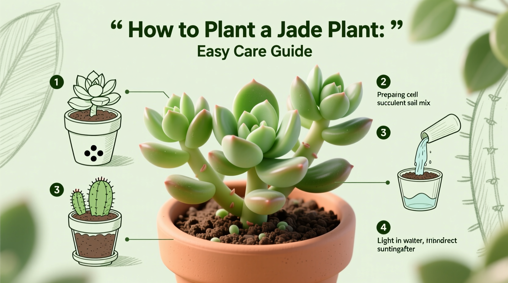how to plant a jade plant
