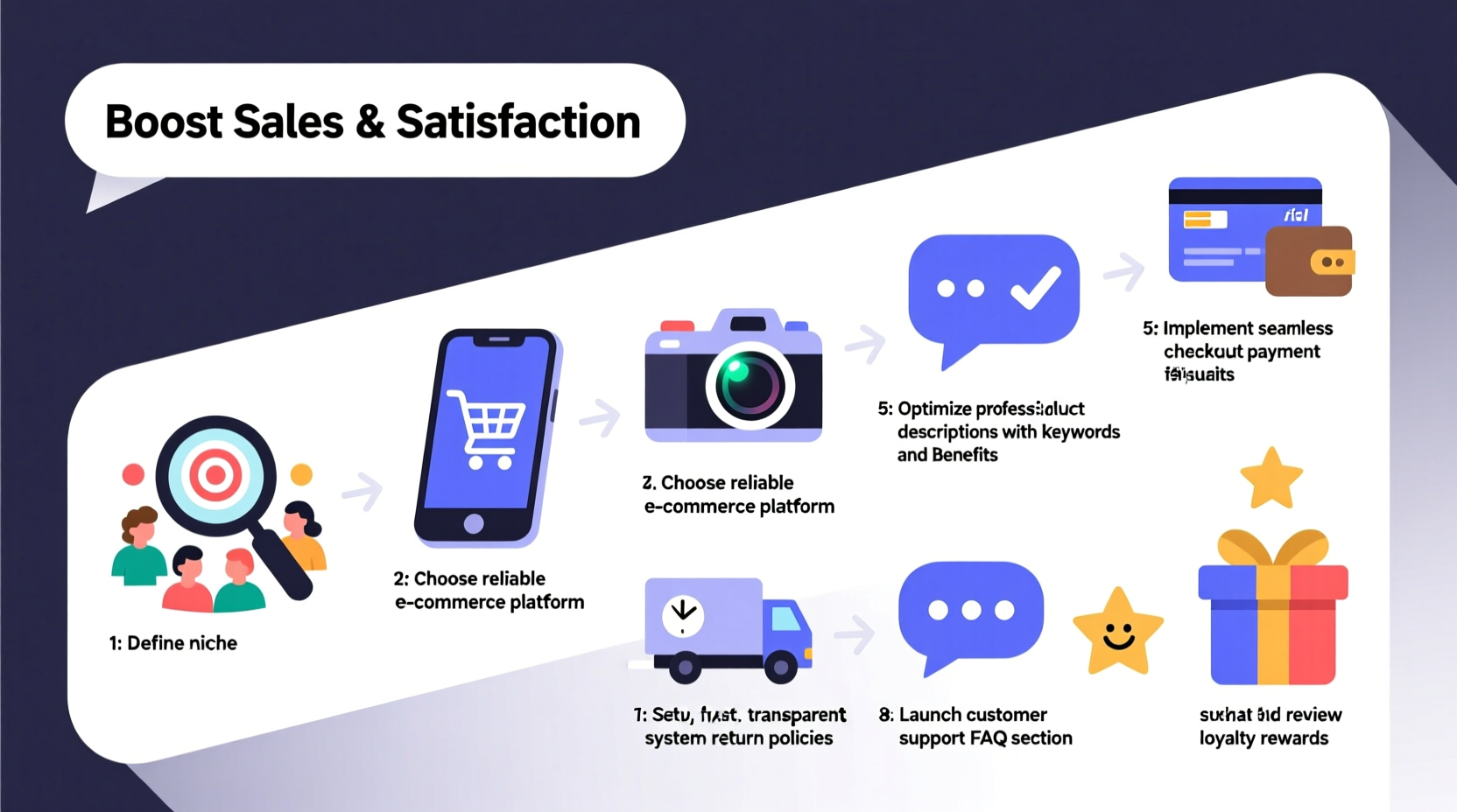 essential steps to set up an online shop that boosts sales and customer satisfaction