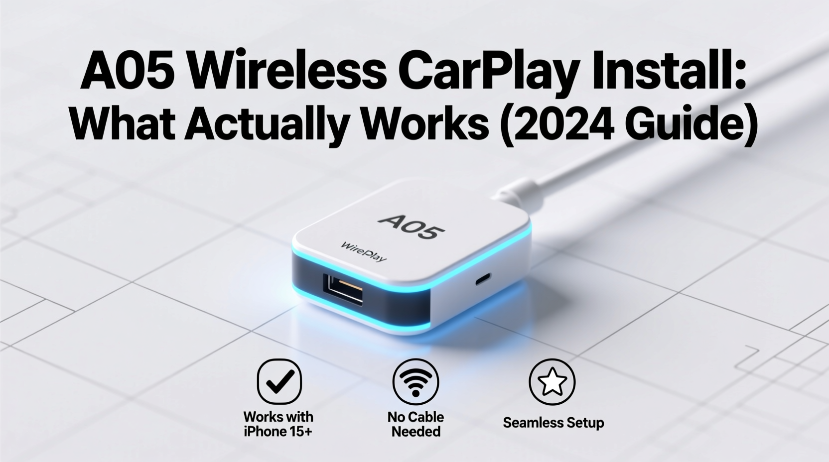 a05 wireless carplay install