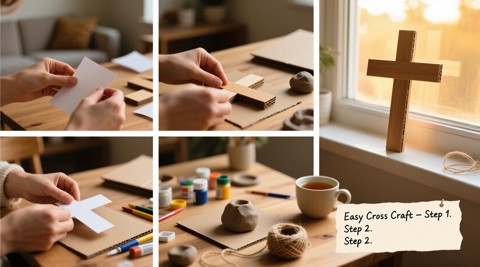 creative and easy ways to make a cross at home step by step guide for beginners