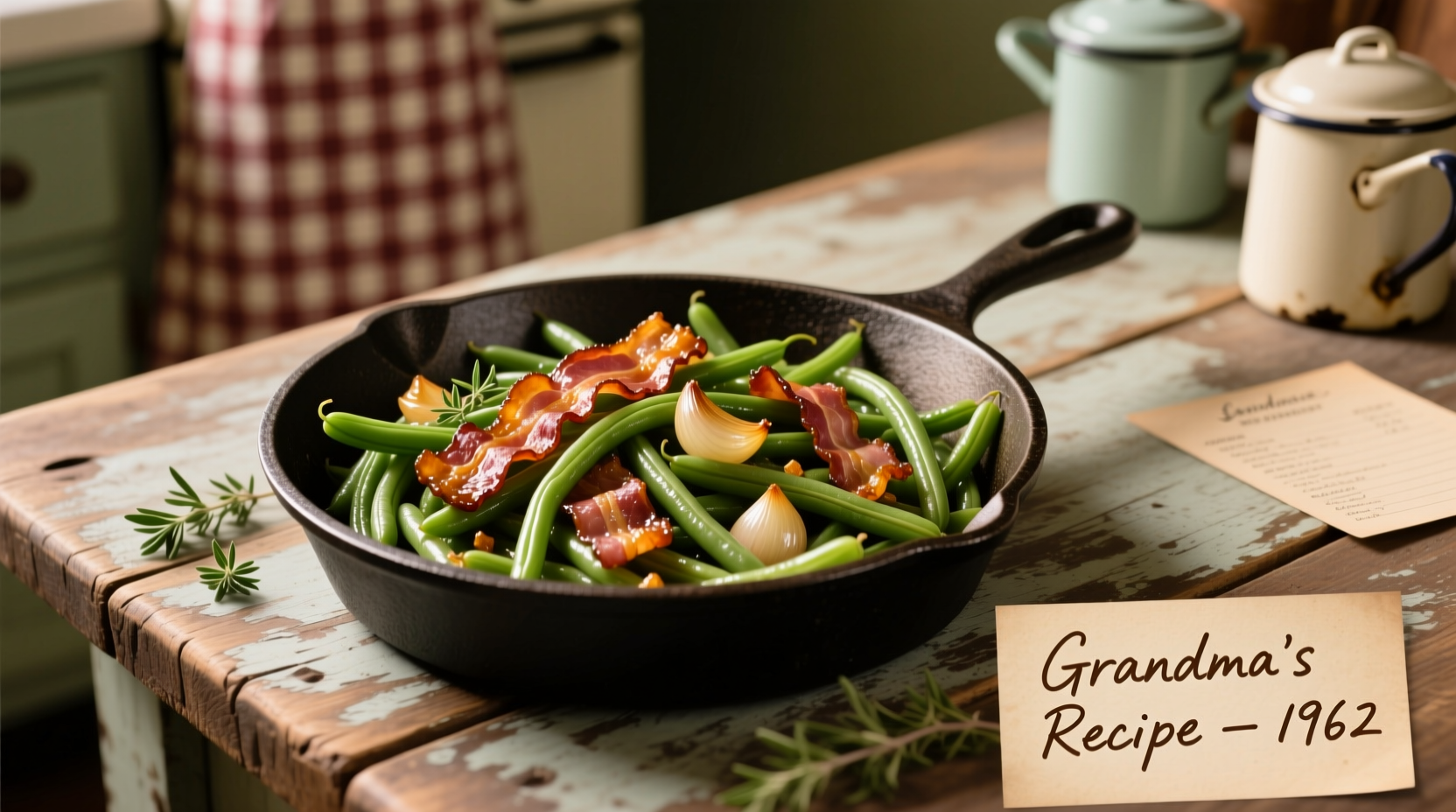 Classic Green Beans with Bacon: Perfect Old-Fashioned Recipe