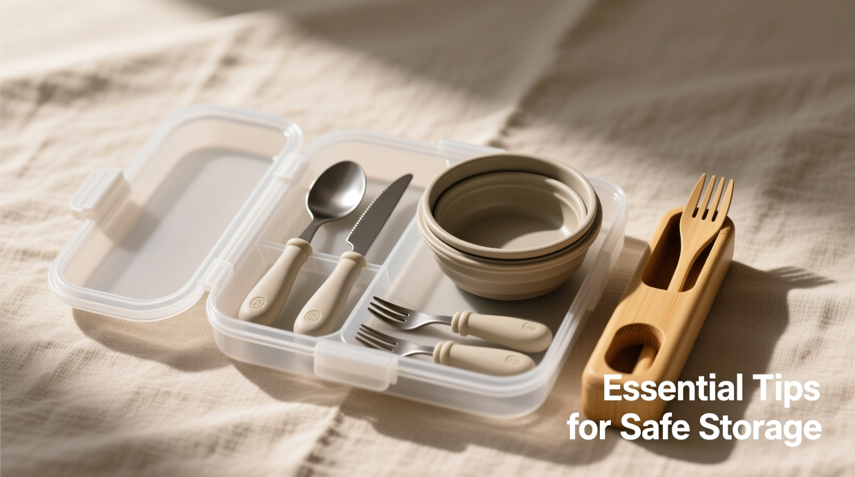 essential tips for safely storing and protecting your portable tableware set
