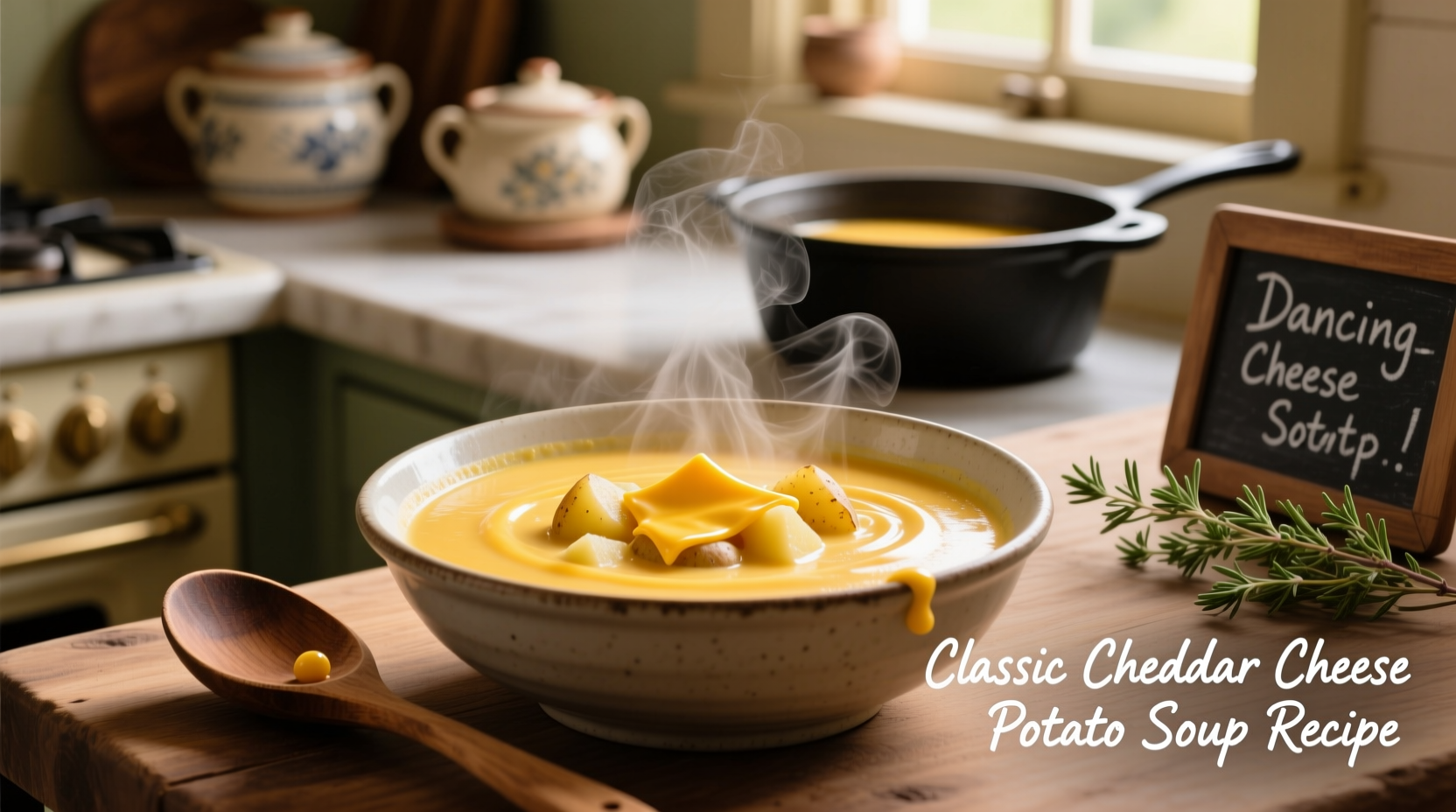 Perfect Cheddar Cheese Potato Soup Recipe in 45 Minutes