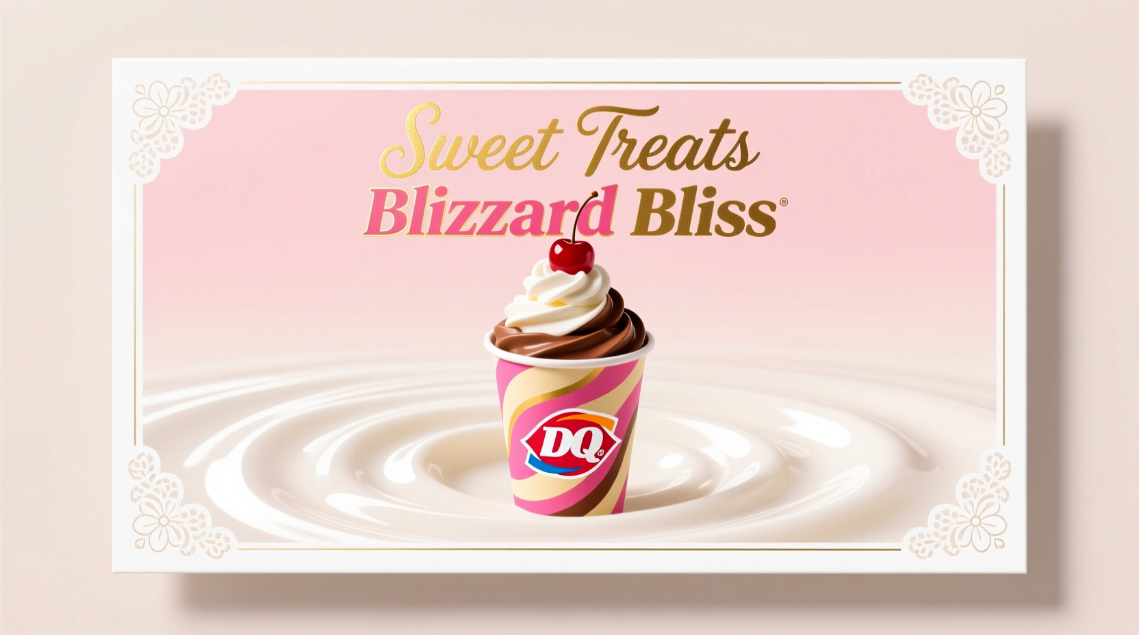 dairy queen gift certificate sweet treats blizzard bliss