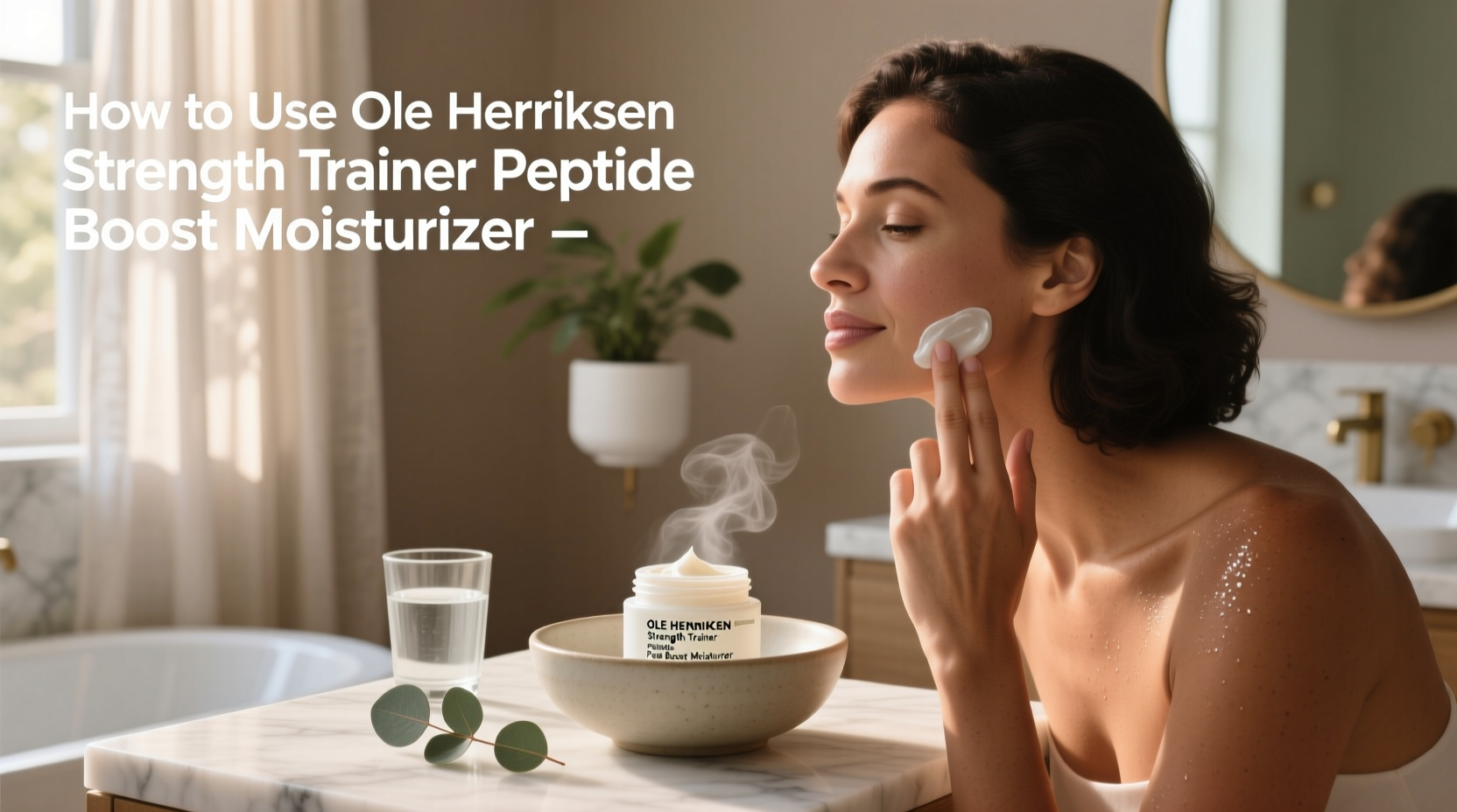 how to use ole henriksen moisturizer