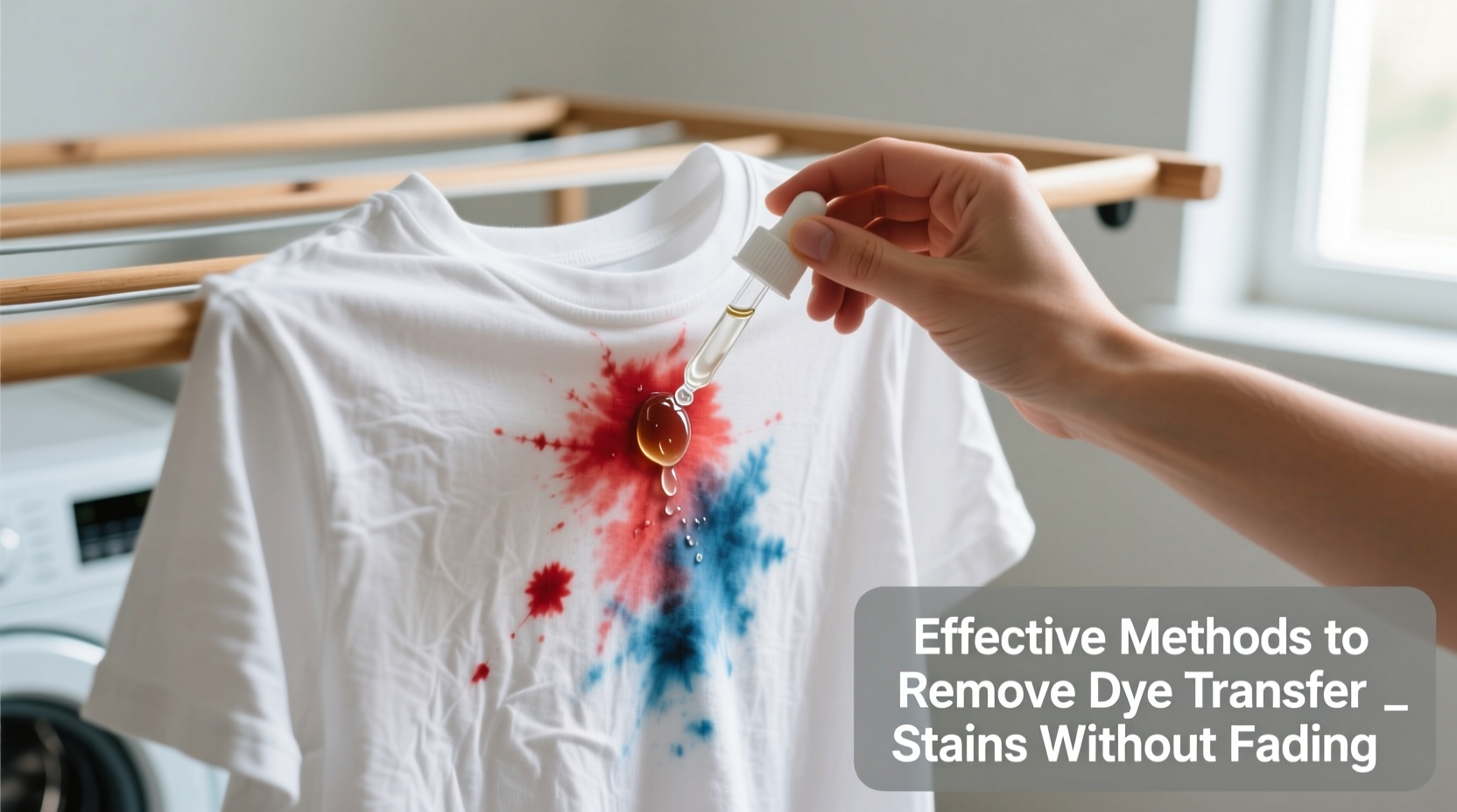 effective methods to remove dye transfer stains from colored clothes without fading