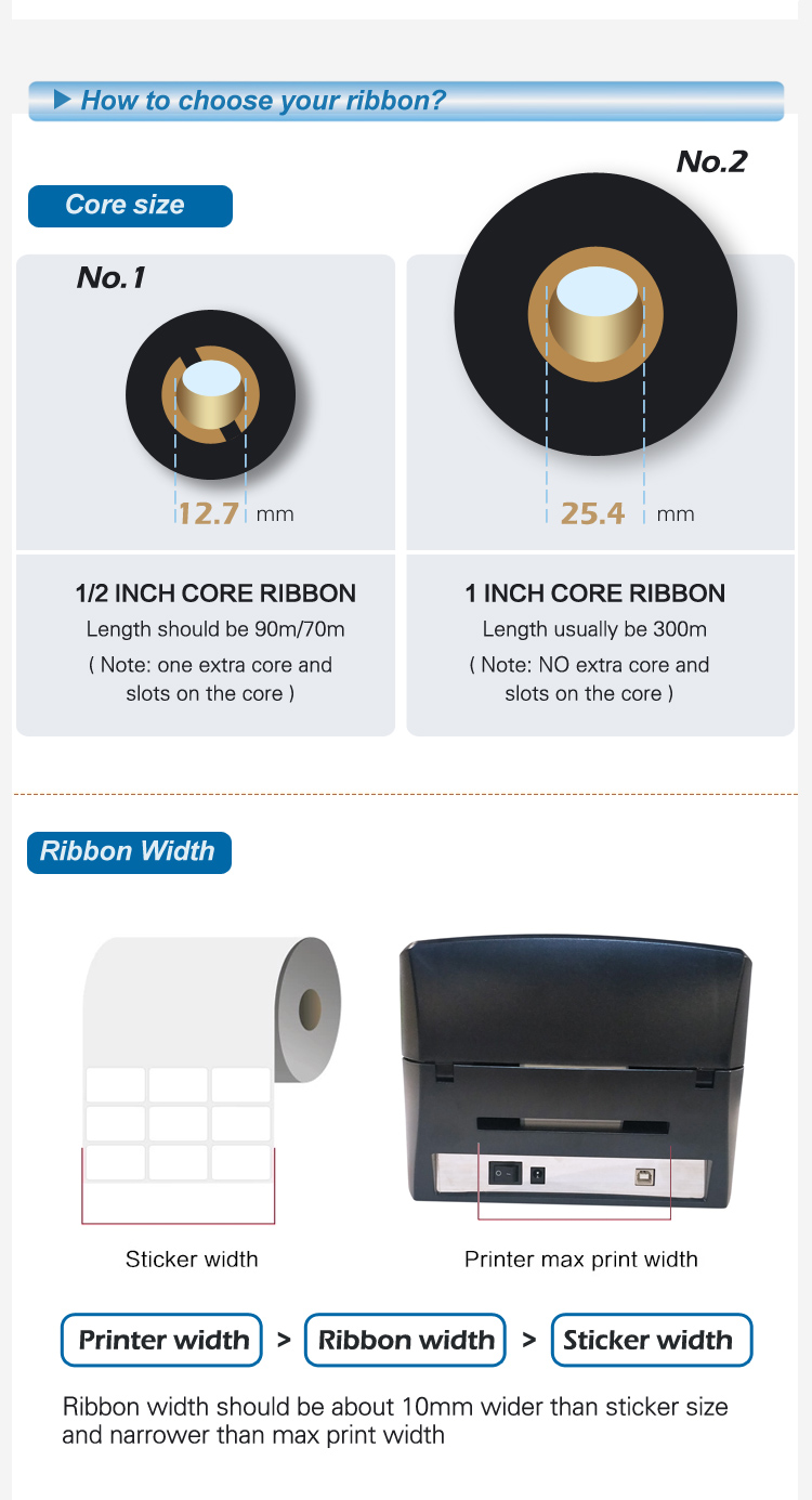 New Arrived 110mmx300m  Compatible Armor  Premium Resin thermal transfer ribbon and wax  ribbon jumbo roll