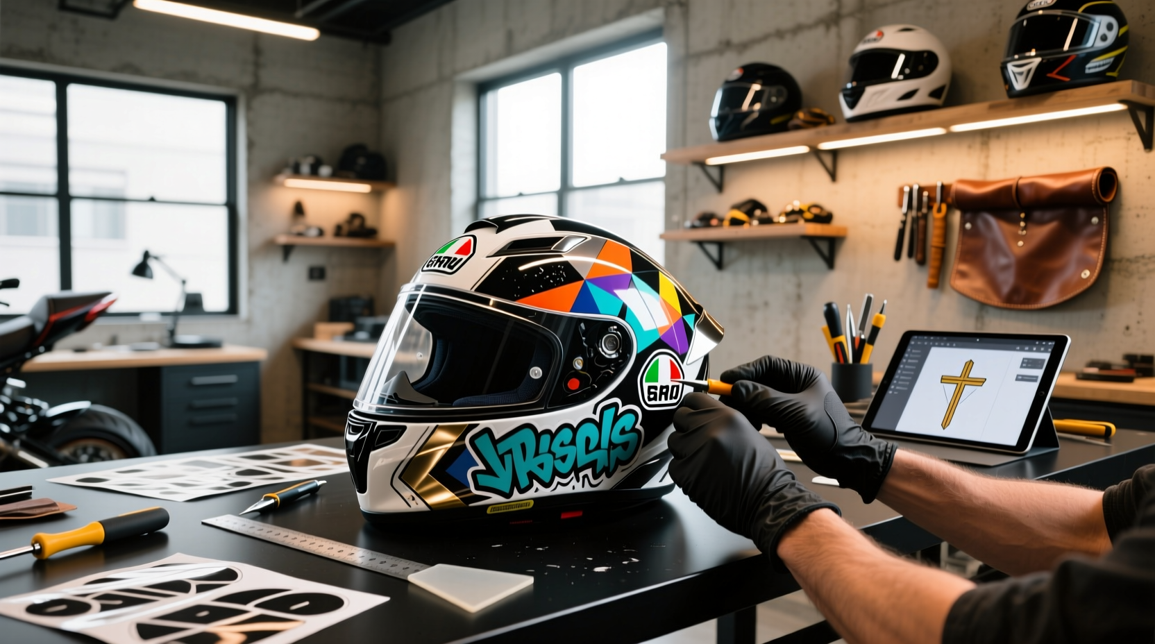 How to Modify Helmet Stickers Safely and Effectively