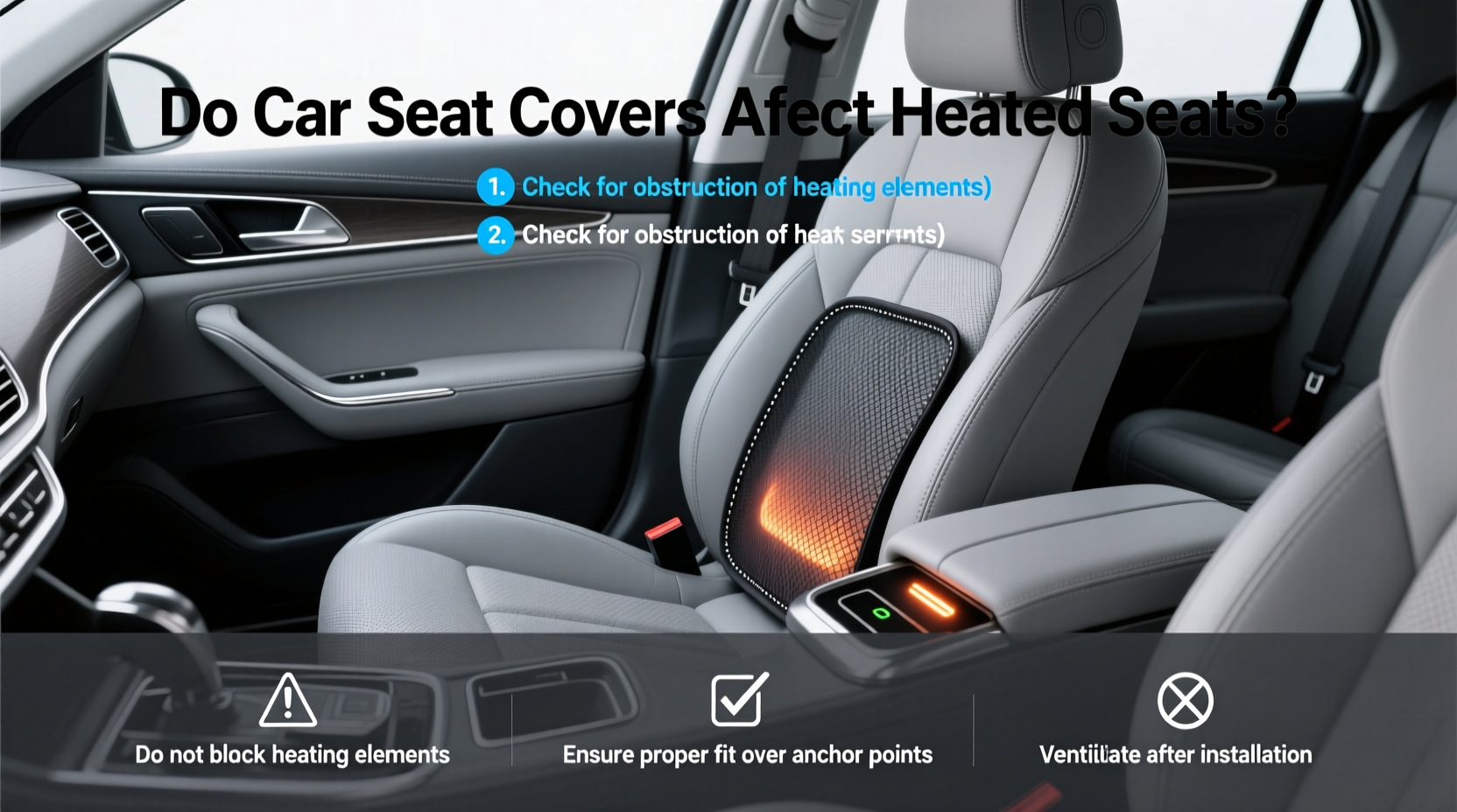 do car seat covers affect heated seats buying guide