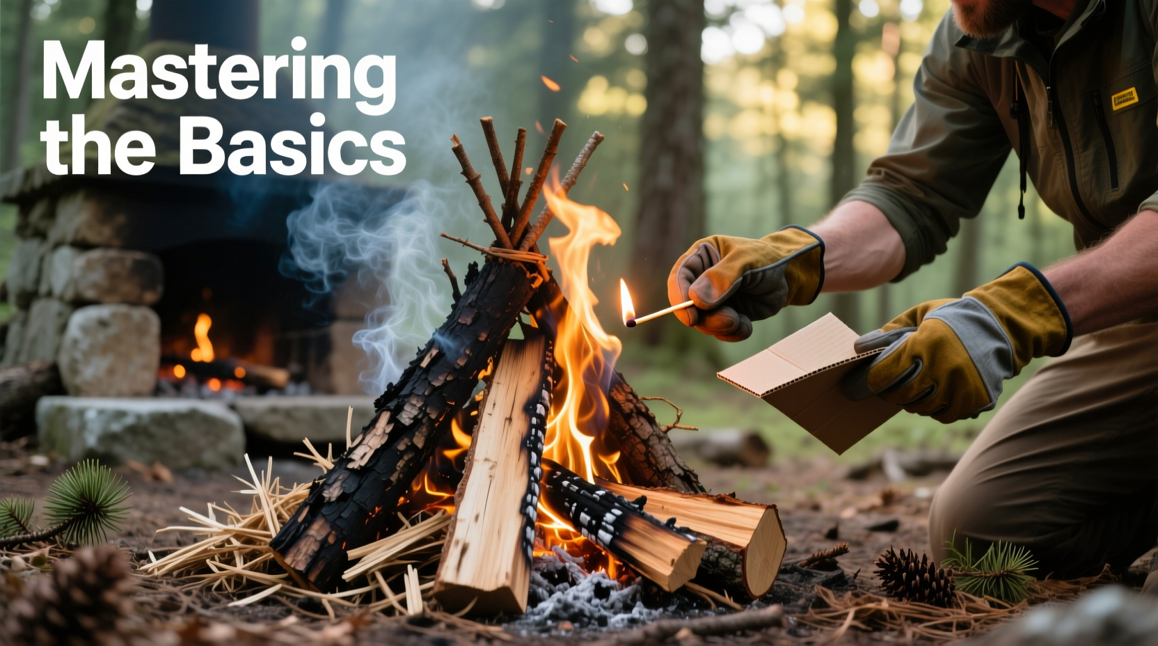 mastering the basics a step by step guide on how to make fire safely and efficiently