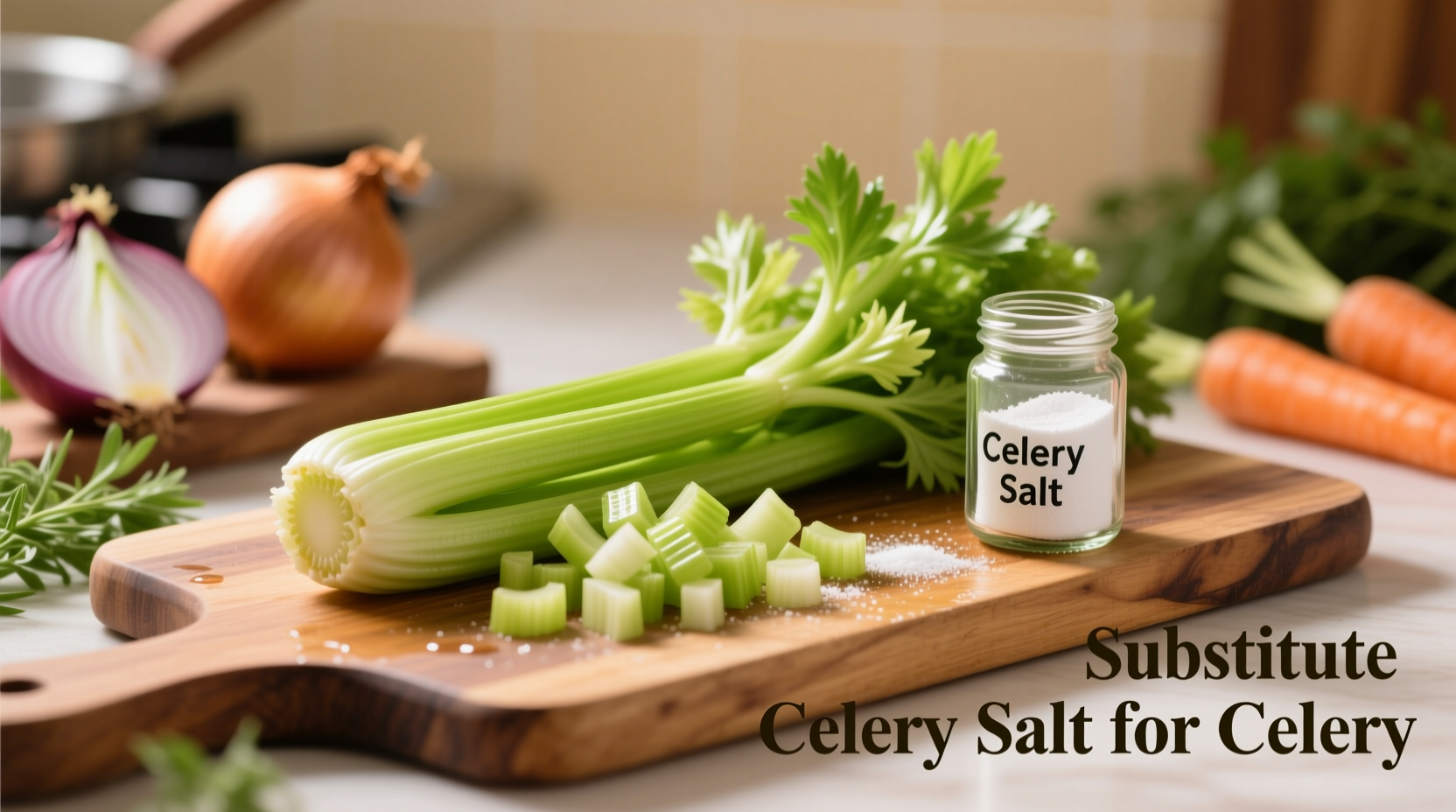 Celery Salt Substitute for Fresh Celery: Exact Measurements