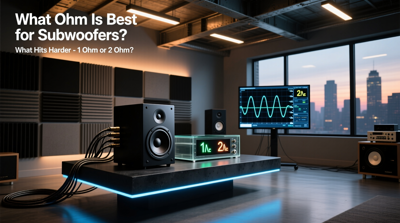 1 ohm vs 2 ohm subwoofers which hits harder 