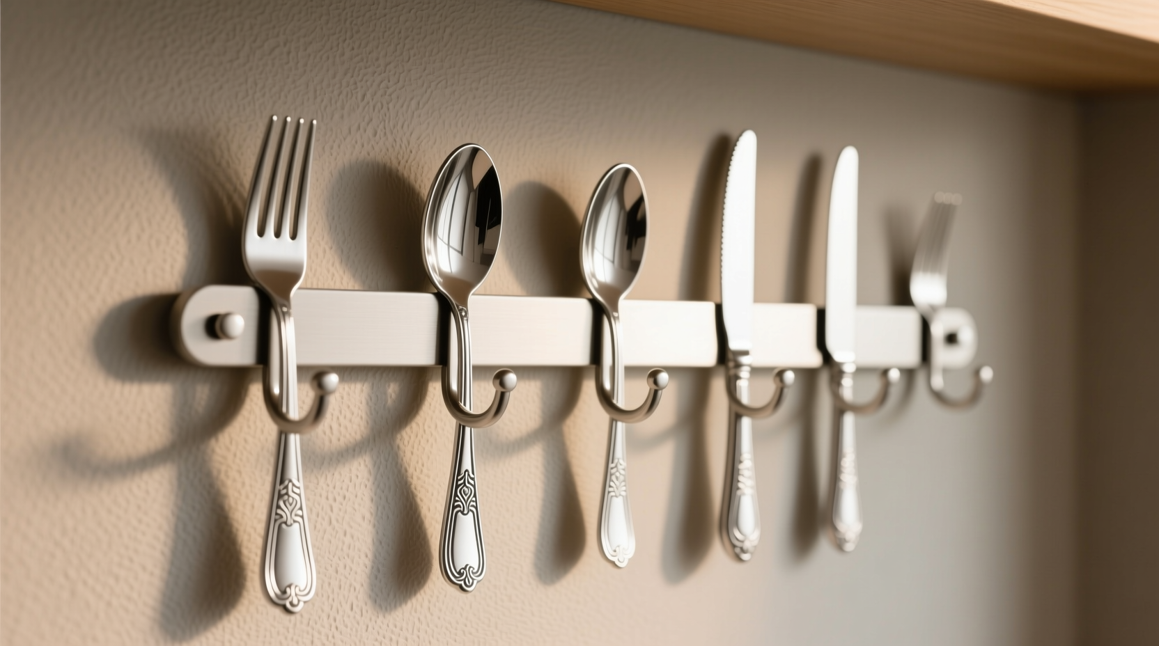 diy silverware clothes hooks