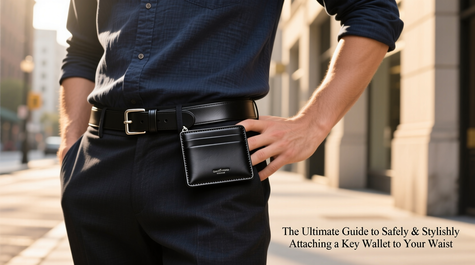 the ultimate guide to safely and stylishly attaching a key wallet to your waist