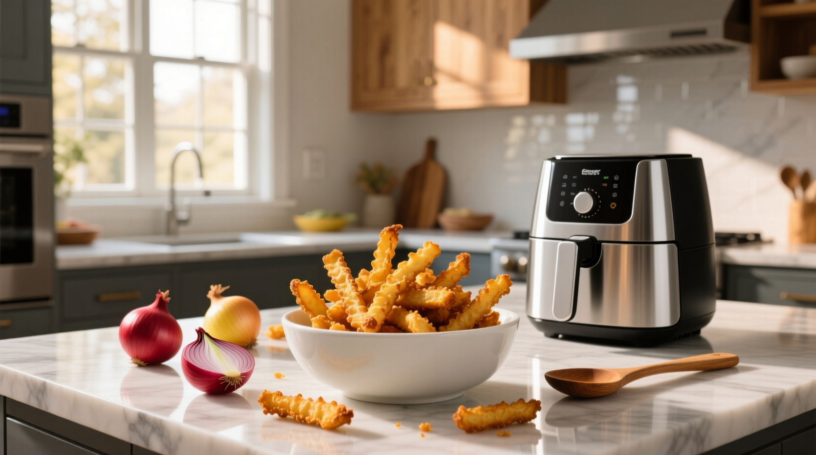 air fried onion strings guide