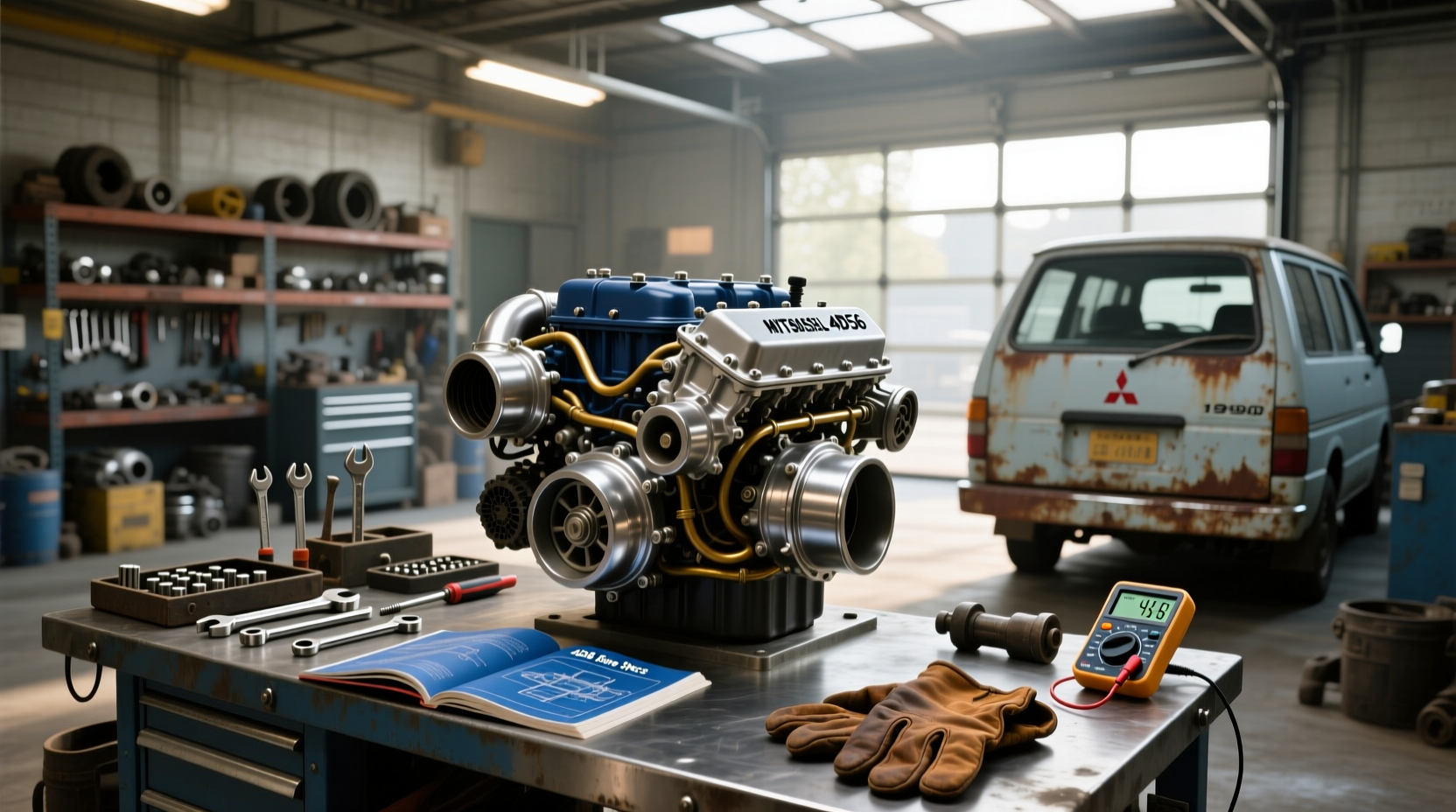 How to Choose Turbo Mitsubishi Diesel 4D56 Engine, What Car Has a 4D56 Engine?