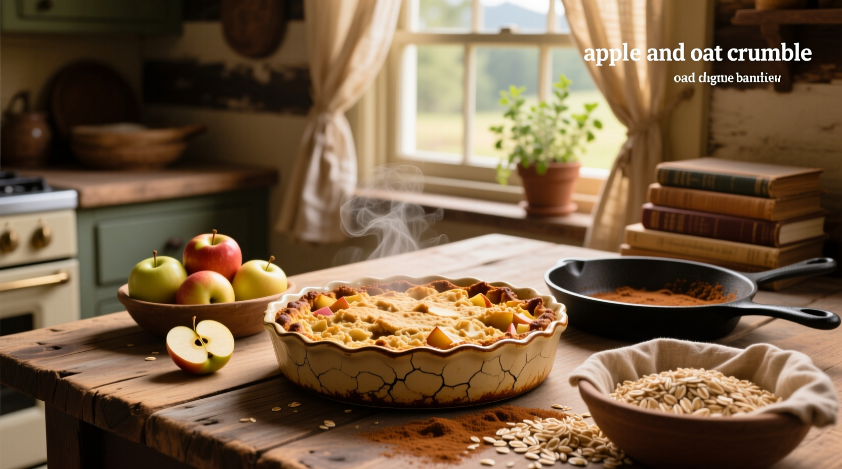 apple and oat crumble guide