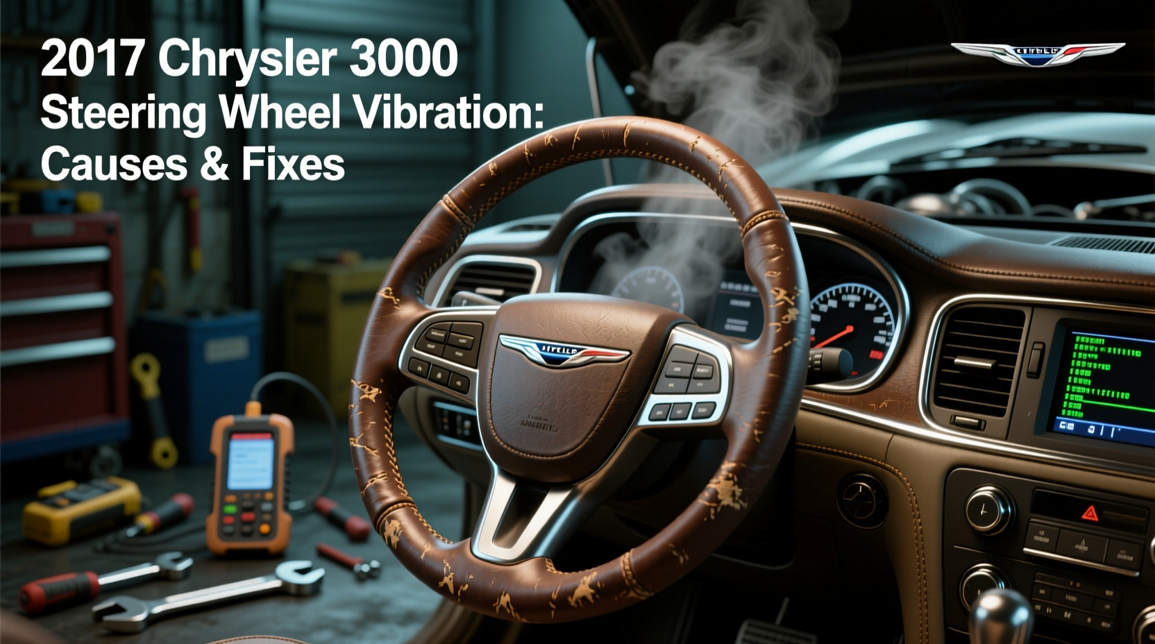 2017 chrysler 300 steering wheel vibration