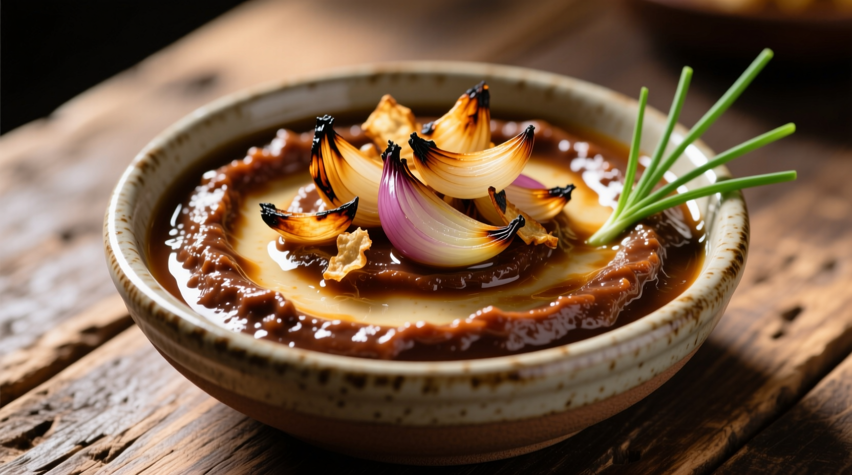 make a better faster onion dip with burnt onions