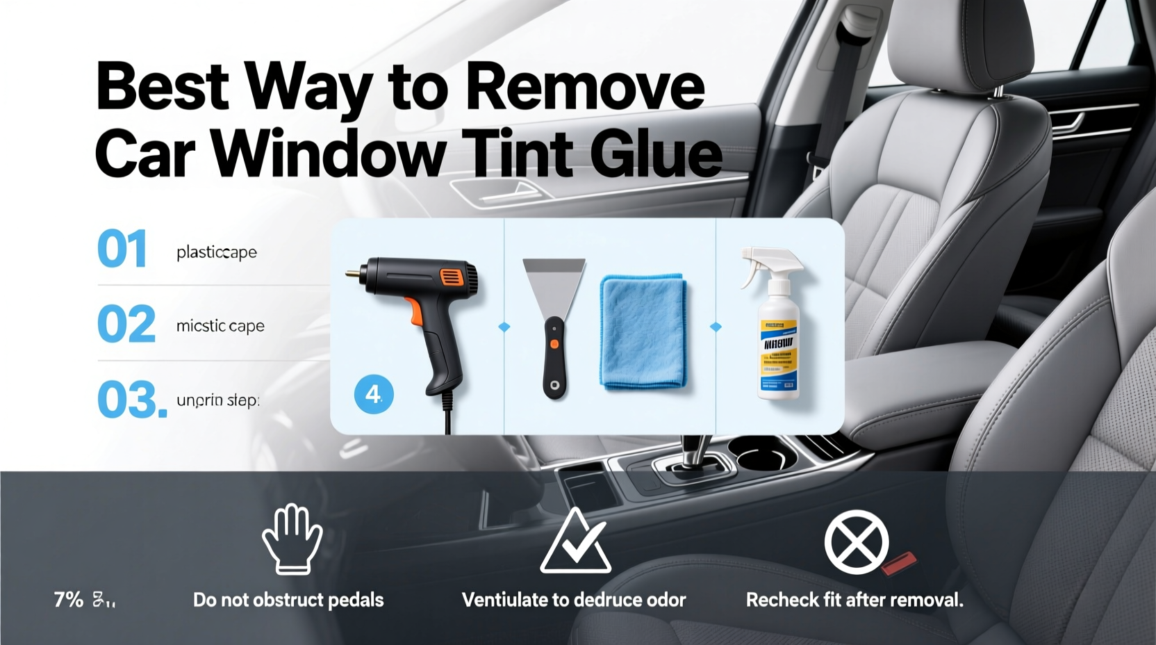 How To Remove Window Tint Glue