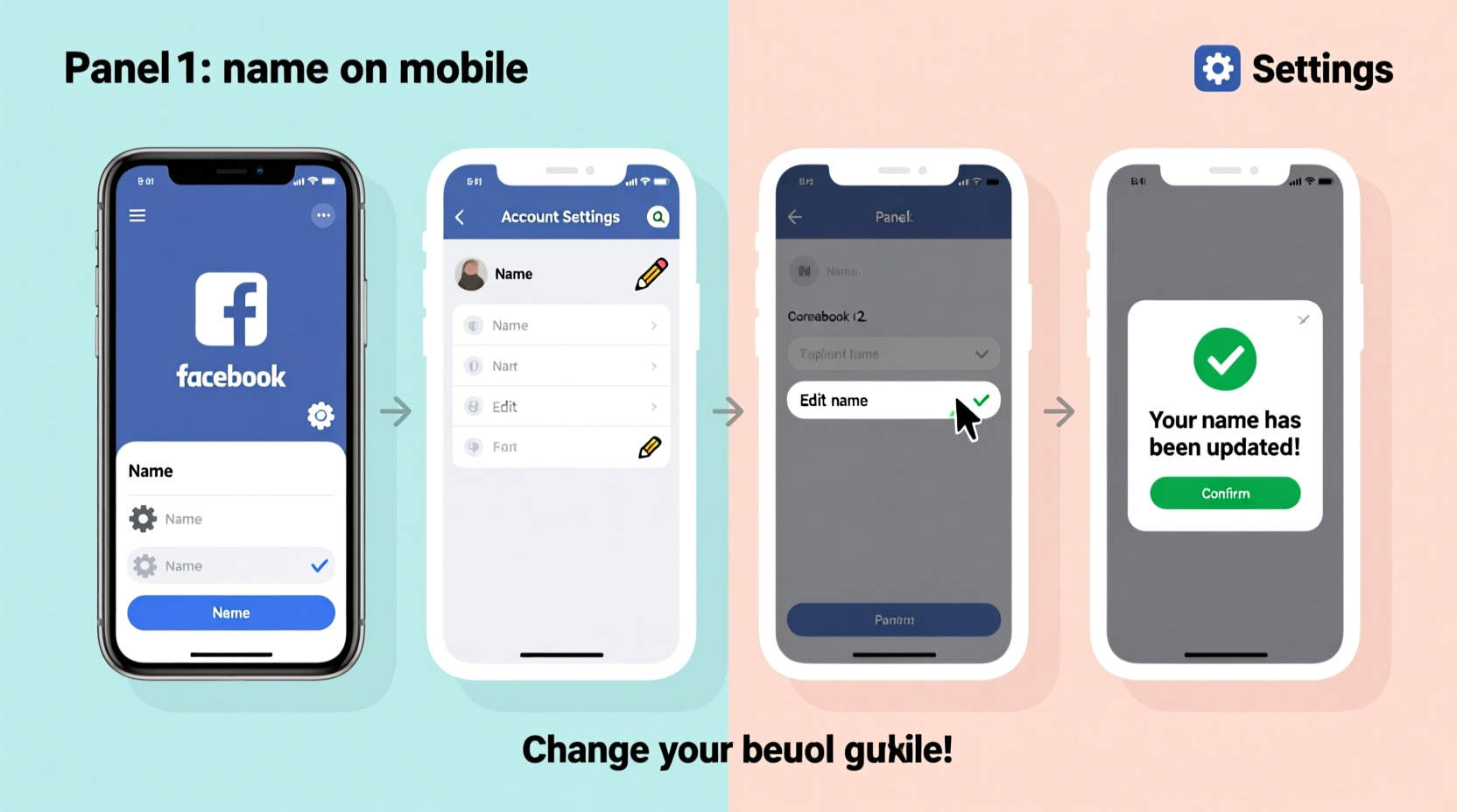 step by step guide to changing your facebook name on mobile quickly and easily