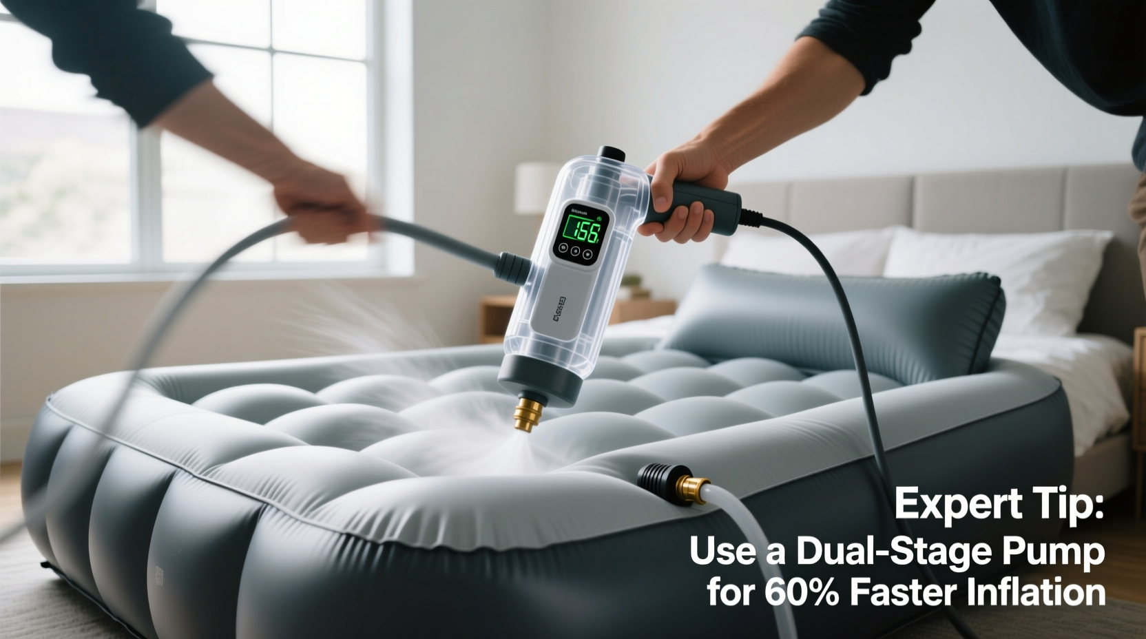 expert tips for efficiently pumping up an air bed without the hassle