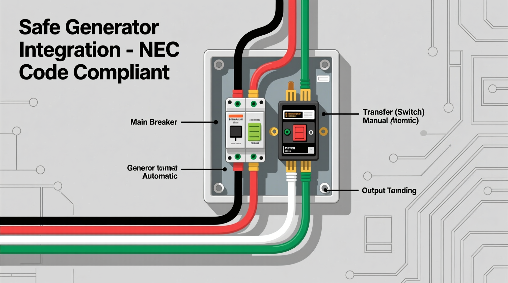 safe and efficient methods to connect a generator to your home power system