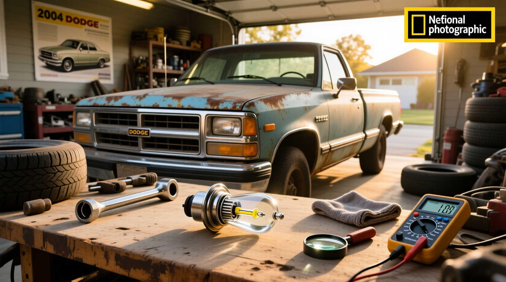 2004 dodge dakota headlight bulb guide