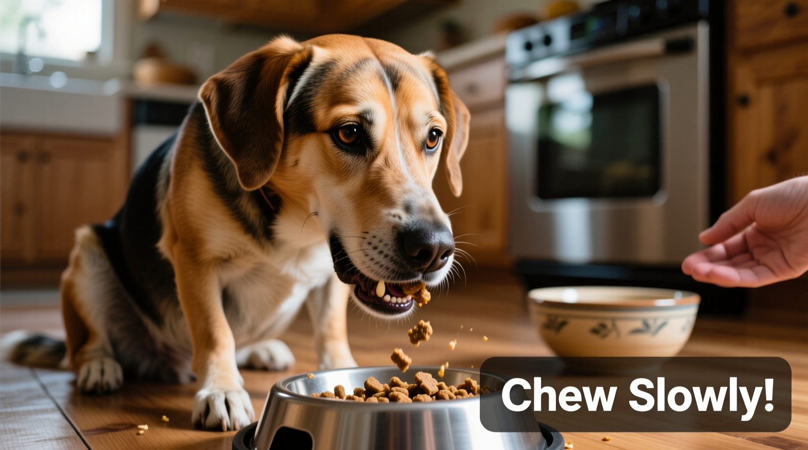 effective tips to encourage your dog to chew their food properly