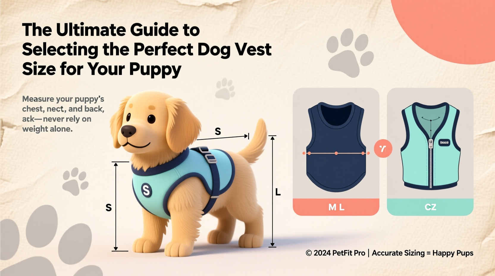 the ultimate guide to selecting the perfect dog vest size for your puppy