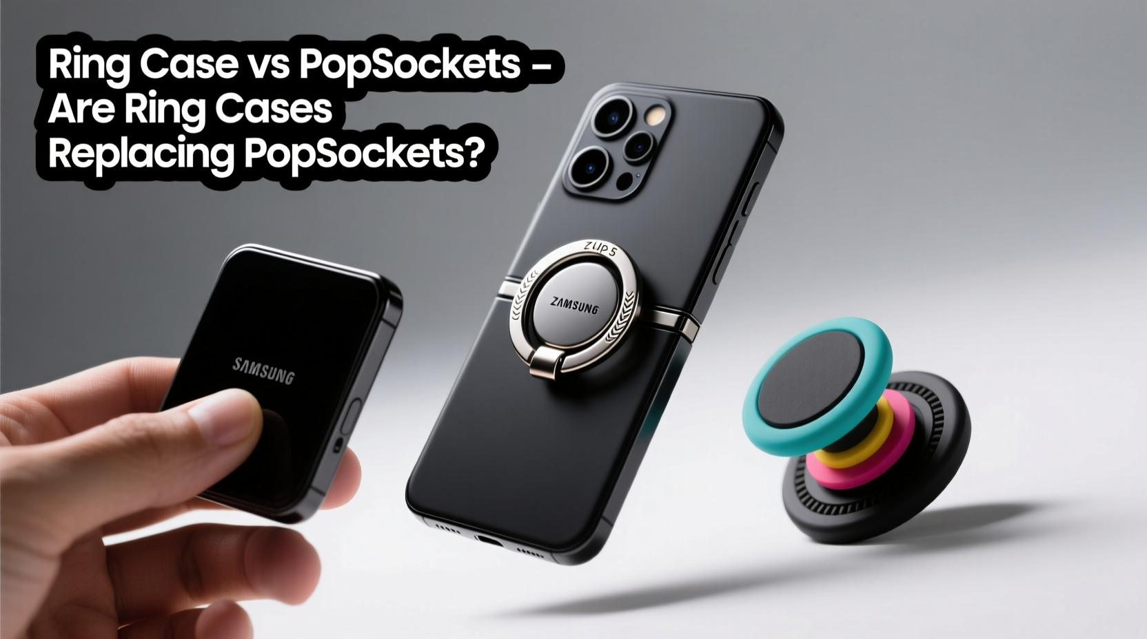 z flip 5 grip showdown are ring cases really replacing popsockets