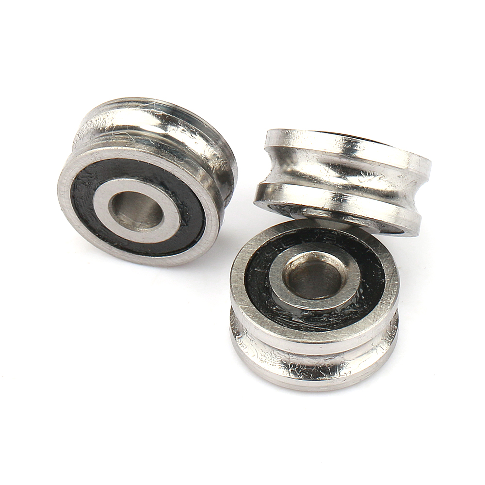 Rail wheel U-groove roller Guide roller Bearings LFR5204-16