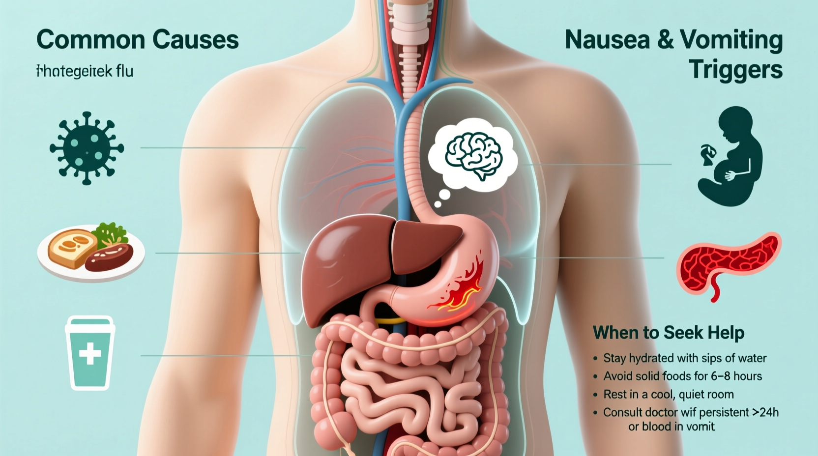 why am i vomiting for no reason common causes what to do